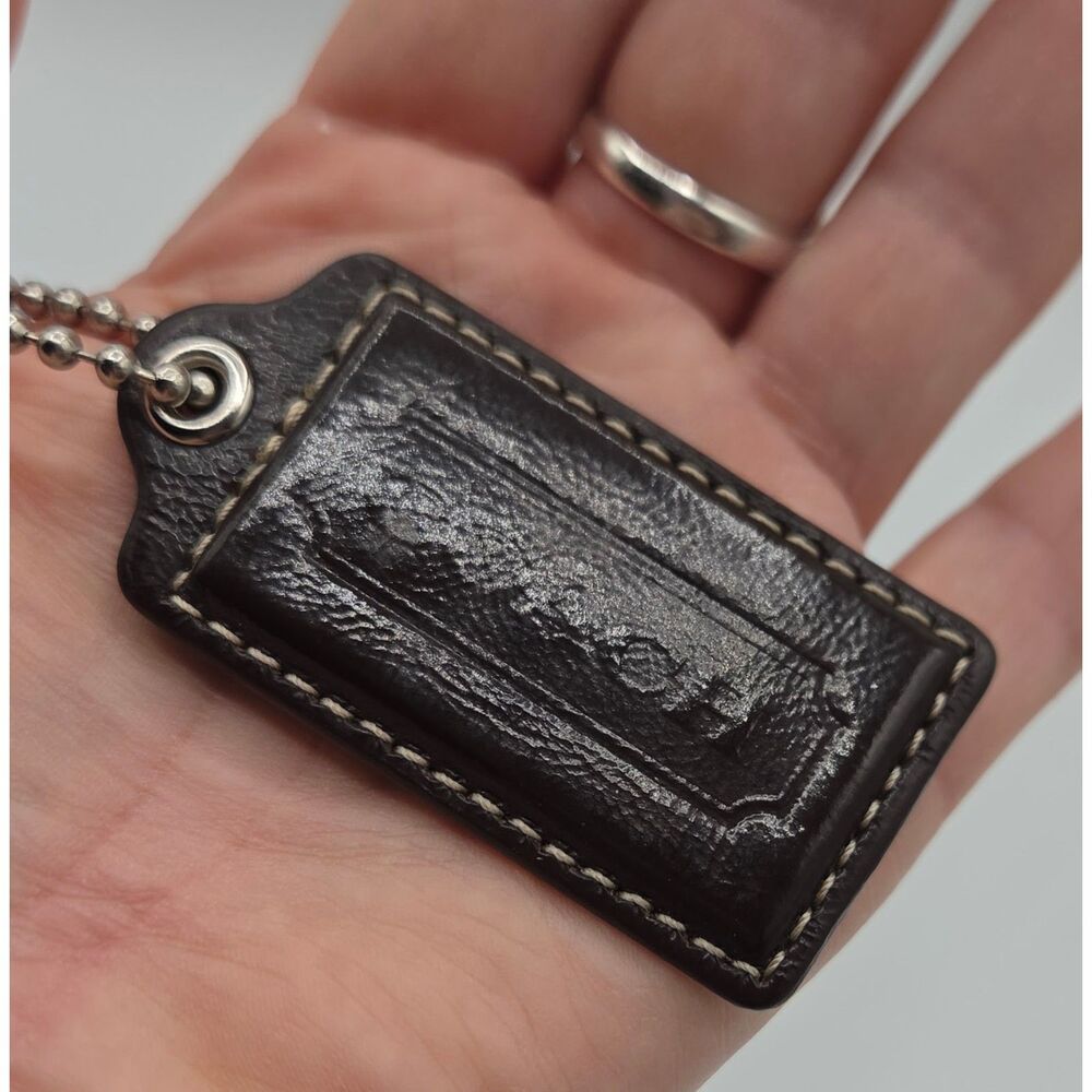 Black COACH Hang tag